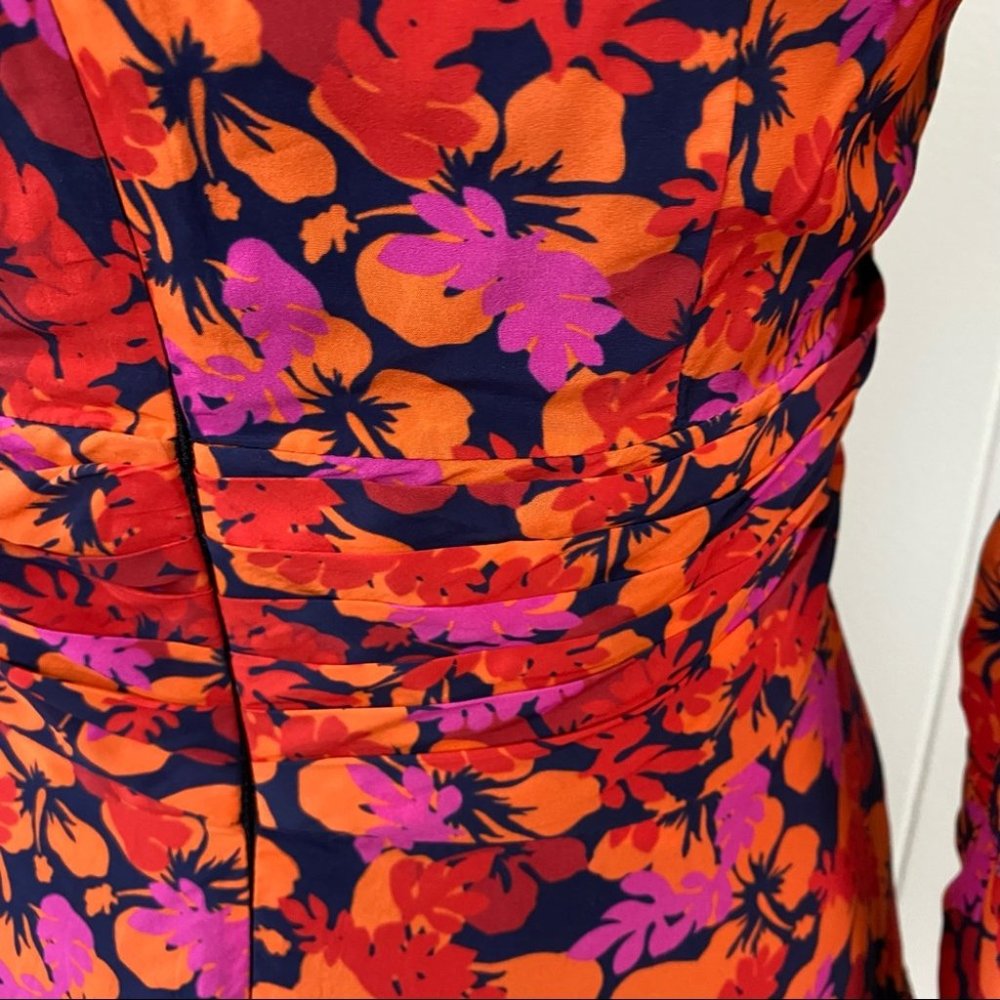 Derek Lam Talia Floral Babydoll Cutout Dress - Picture 15 of 16